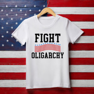 Fight Oligarchy V-Neck Shirt