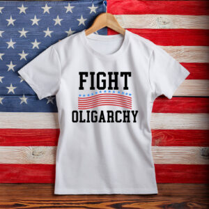 Fight Oligarchy V-Neck Shirt