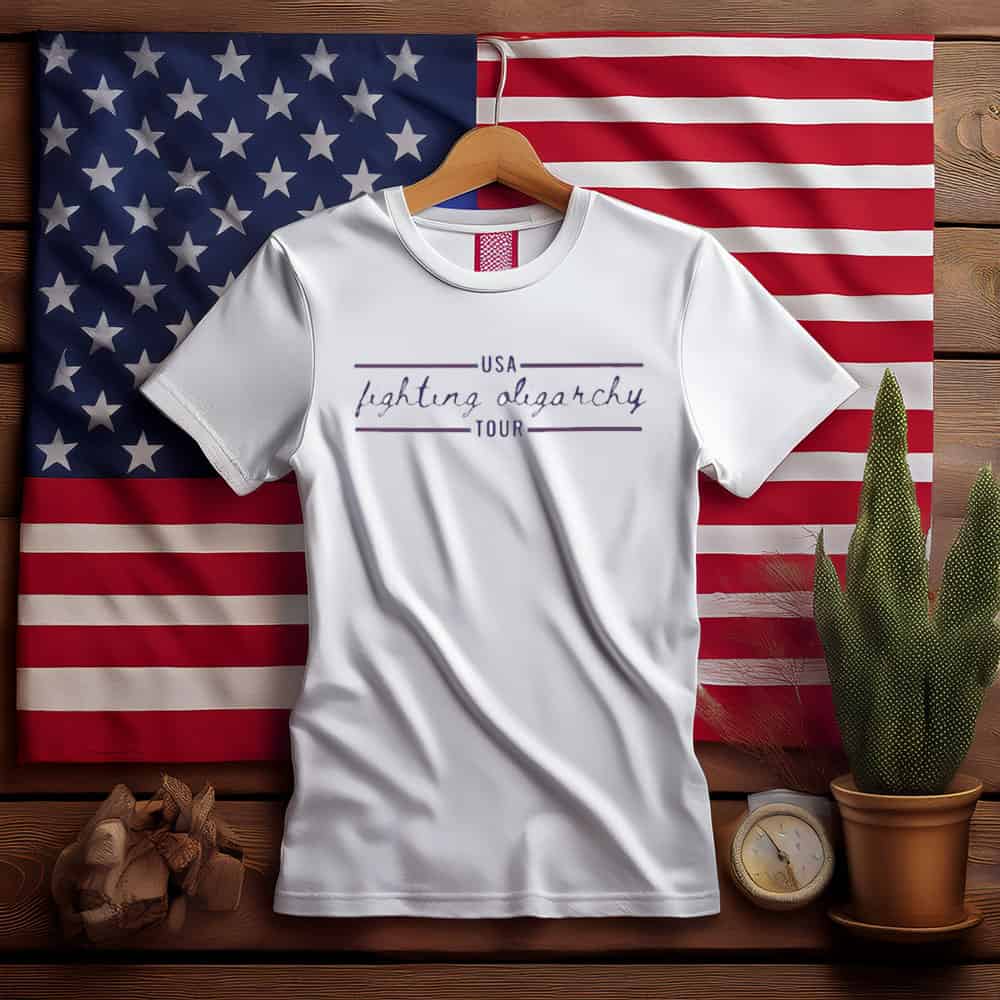Fighting Oligarchy USA Tour Shirt