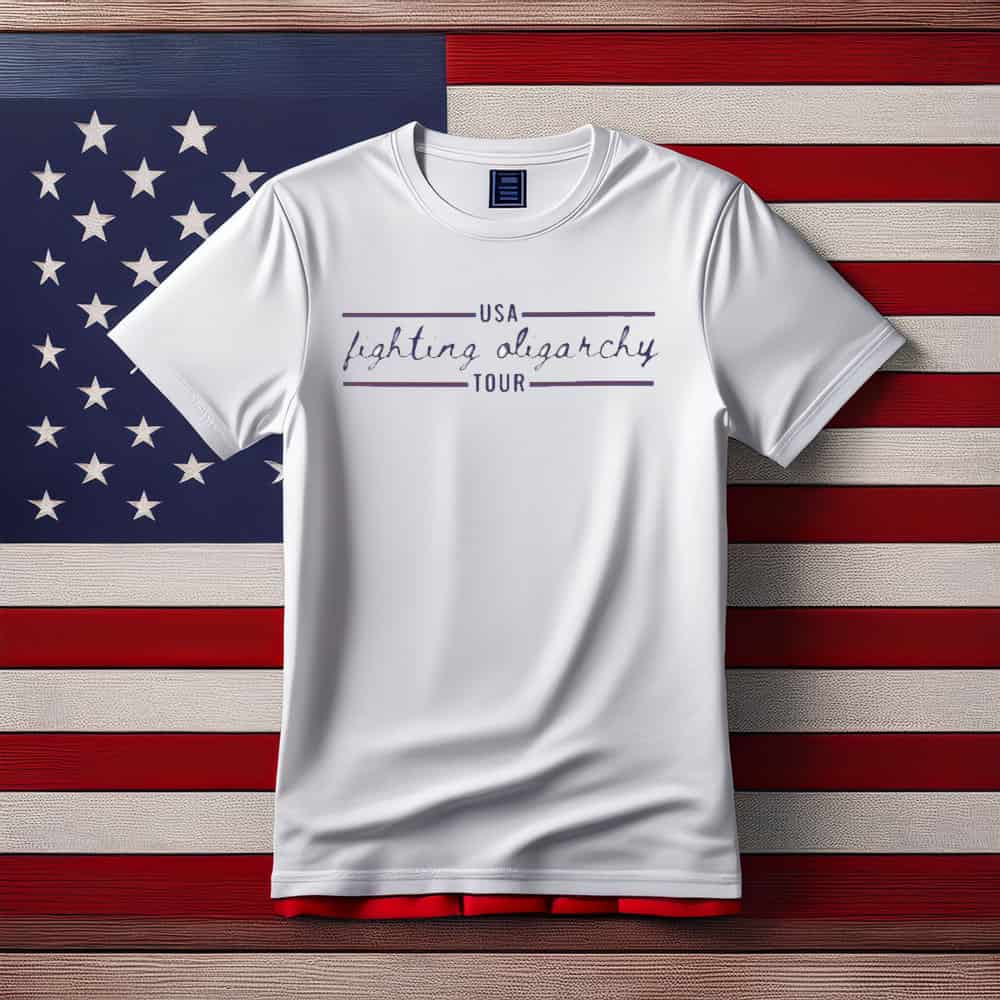 Fighting Oligarchy USA Tour Shirt