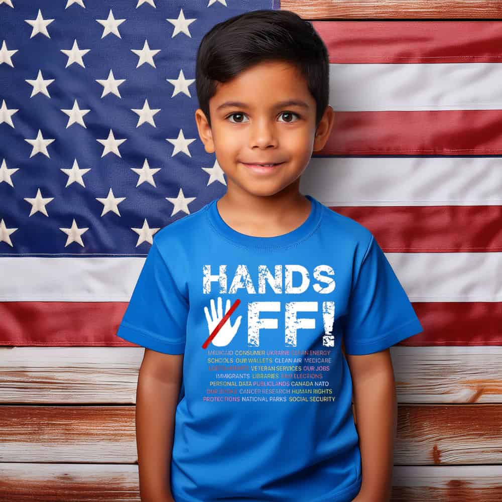 Hands Off Protest Tee Shirt