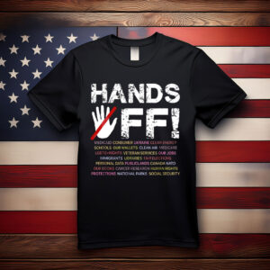 Hands Off Protest Tee Shirt