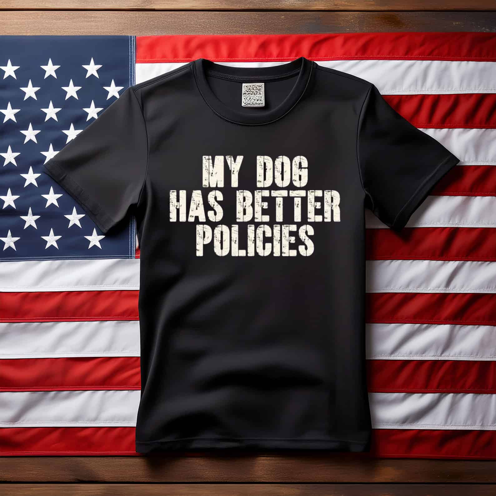 My Dog Has Better Policies Anti Trump Shirt