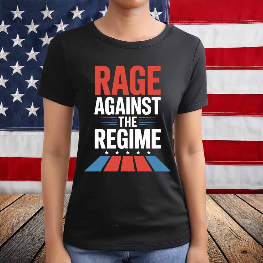 Rage Against the Regime – Anti-Trump Immigration Rights T-Shirt
