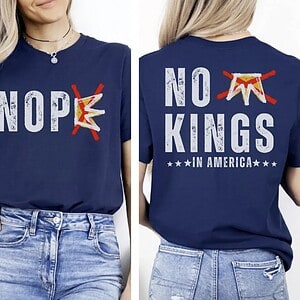 No Kings in America March 28, 2026 T-Shirt