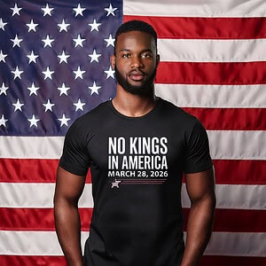 No Kings in America March 28, 2026 T-Shirt