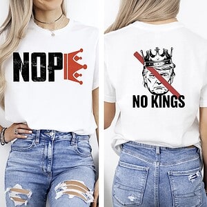 No Kings in America Shirt, Anti Trump Shirt