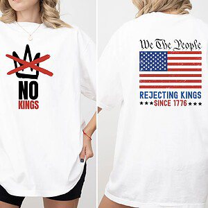 No Kings – Rejecting Kings Since 1776 T-Shirt