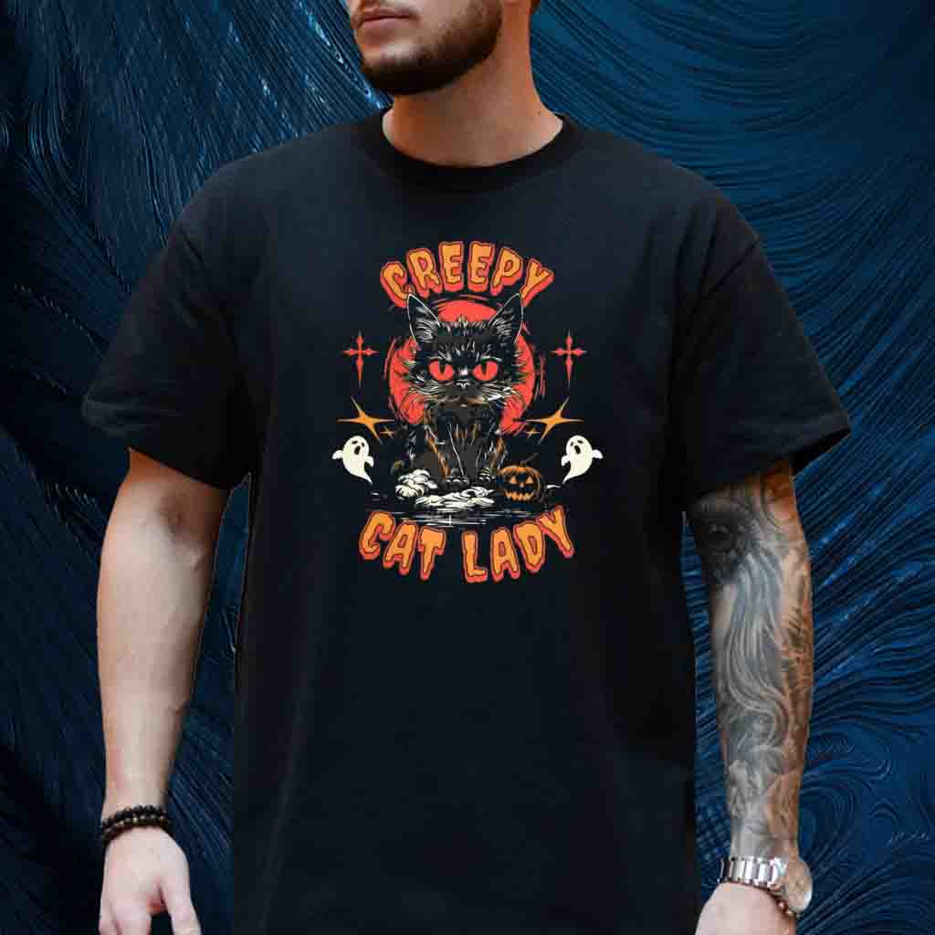 Cat Lady Halloween Shirt Kamala Harris Halloween Shirt