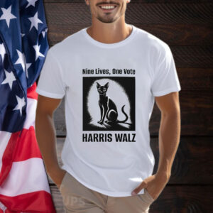 Harris Walz, Nine Lives, Kamala Harris Tim Walz Shirt