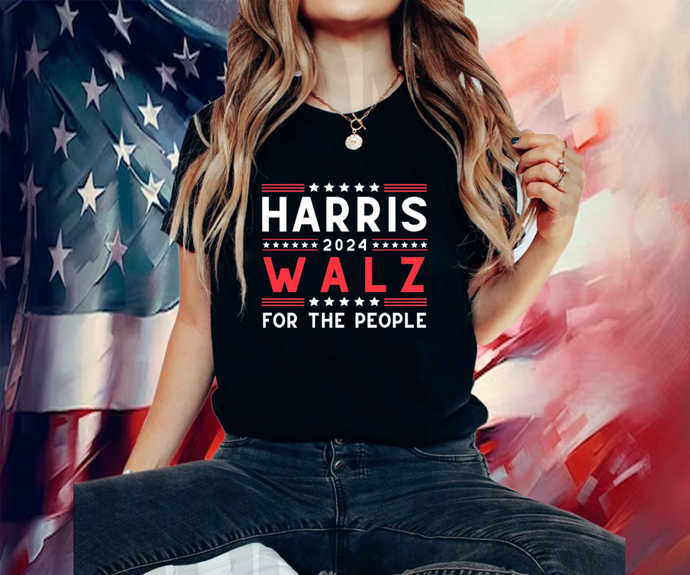 Harris Walz 2024, For The People, Kamala Walz Shirt
