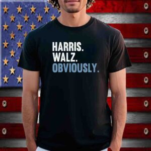 2024 PresidentKamala Harris Walz Obviously Shirt