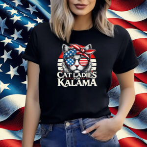Childless Cat Lady Ladies For Kamala Harris Voting Kamala Shirts