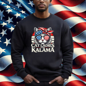 Childless Cat Lady Ladies For Kamala Harris Voting Kamala Shirts
