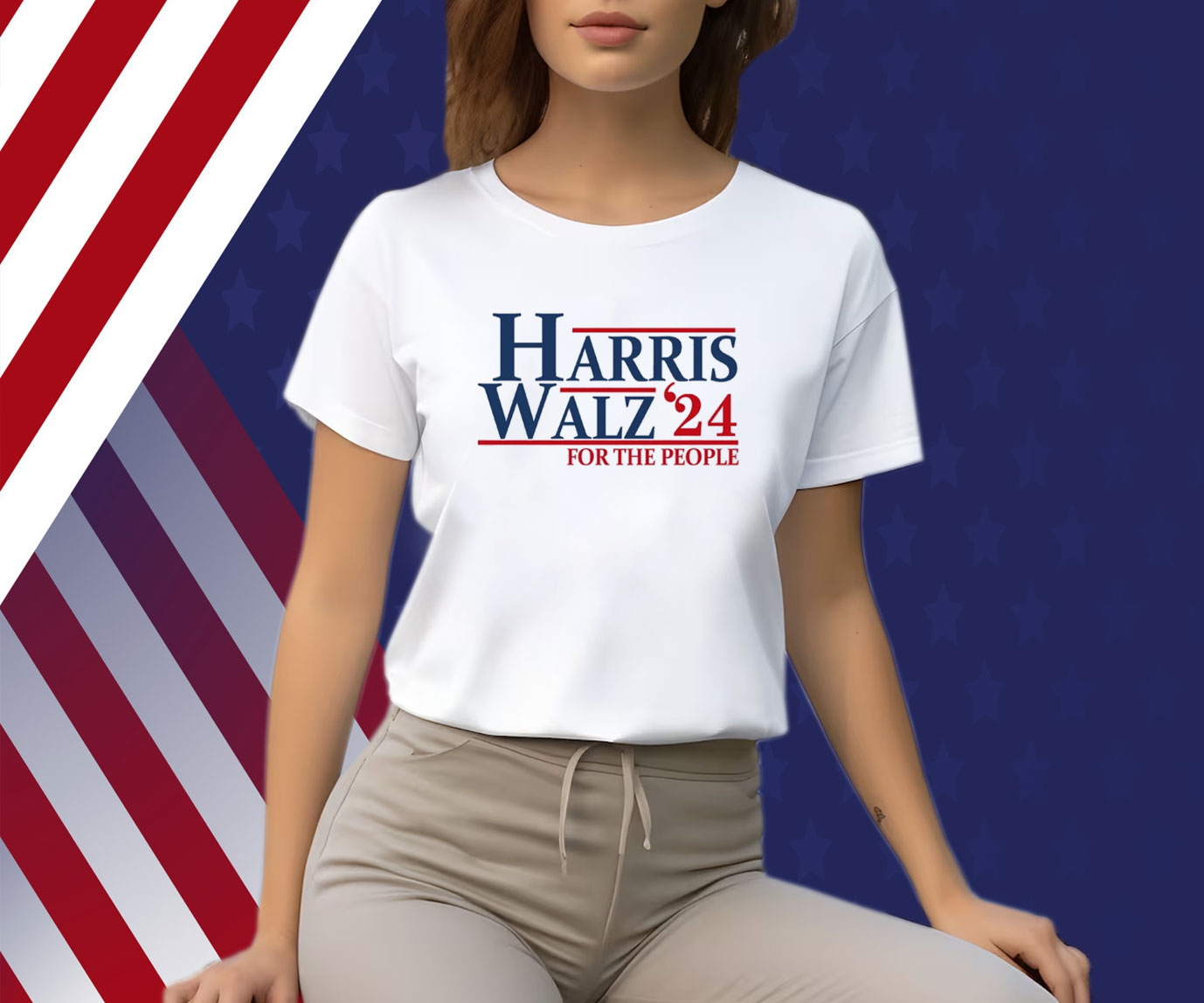 Harris Walz 2024 For The People Shirt, Vice President Tim Walz Shirt