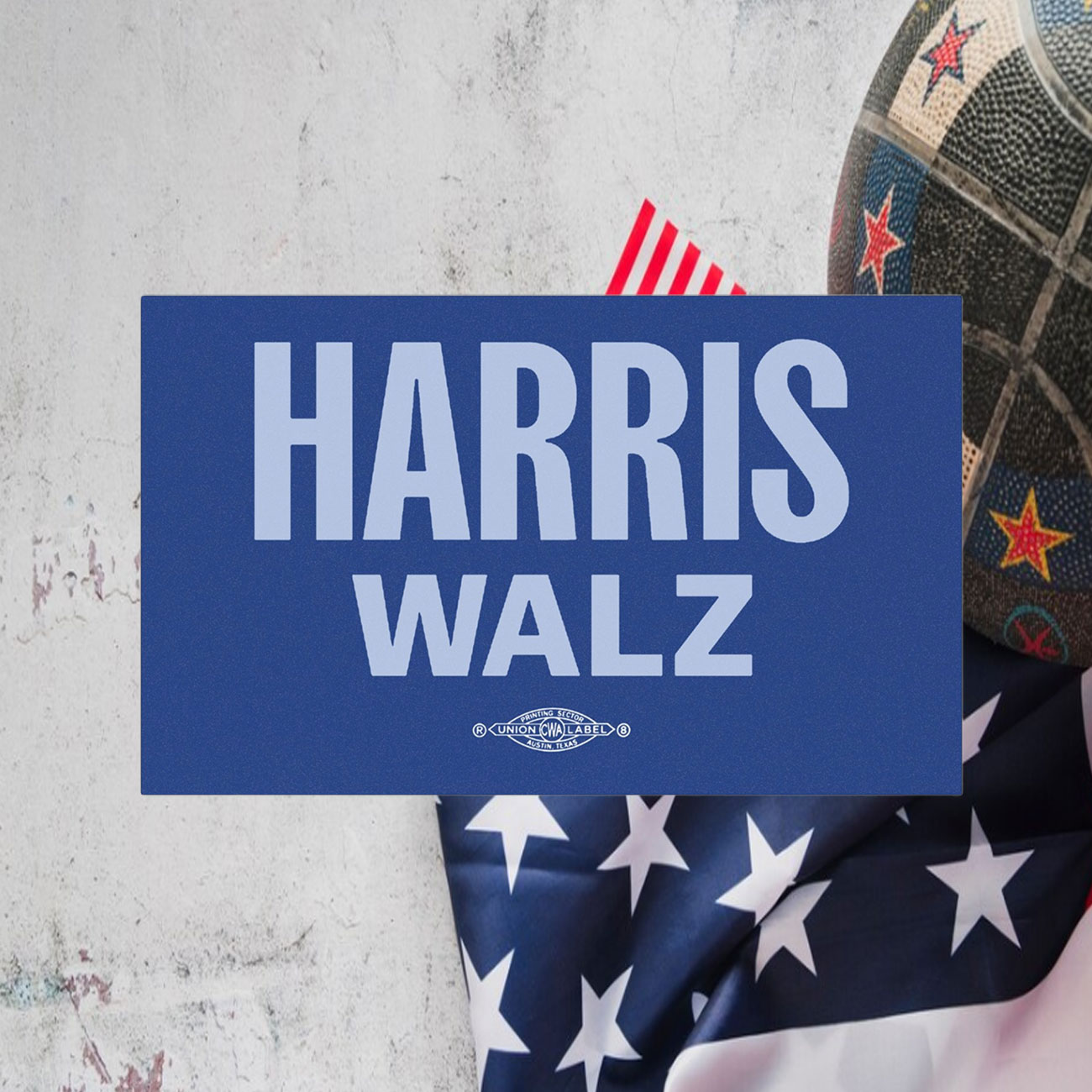 Harris Walz 2024 Car Magnet