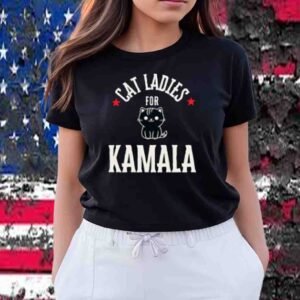 Cat Ladies For Kamala Harris 24 T-Shirt