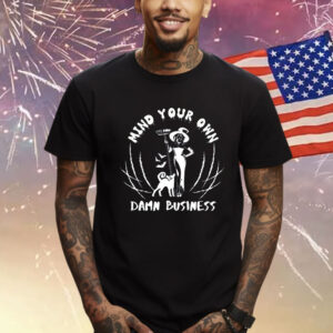 Cat Tim Walz Mind Your Own Damn Business Witch Shirt