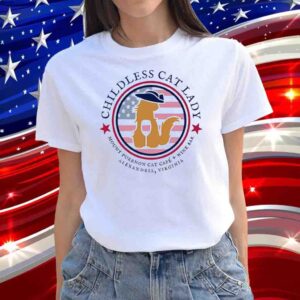 Childless Cat Lady Mount Purrnon Cat Cafe Wing Bar Alexandria Virginia Shirt
