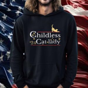 Childless Cat Lady Shirt, Against Fascism Shirt, Childless Cat Lady For Kamala Shirt