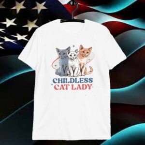 Childless Cat Lady Shirt, Kamala Harris 2024 Shirt, Cat Lady Shirt, Democrat Shirt