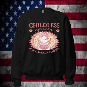 Childless Cat Lady shirt, Rocker Tee, Vote 2024, Feminist Voting Shirt