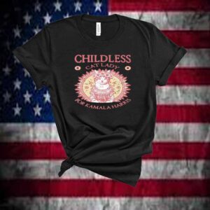 Childless Cat Lady shirt, Rocker Tee, Vote 2024, Feminist Voting Shirt