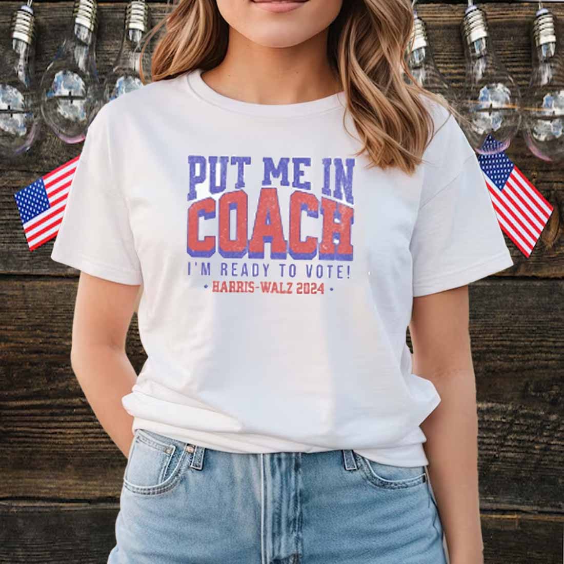 Coach Tim Walz Harris Put Me In Coach Sweatshirt, Coach Walz Shirt