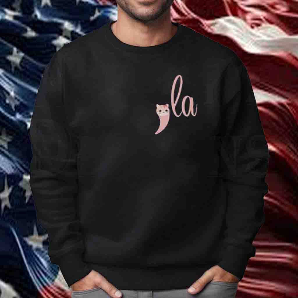 Democrat Cat Comma La T-Shirt