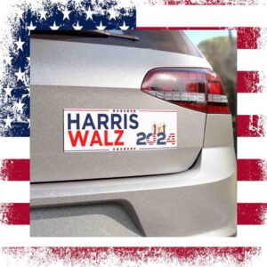 Harris Walz 2024 Car Magnet Presidential Election Campaign