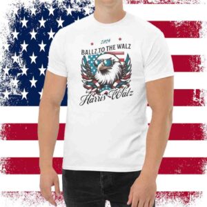 Harris Walz Ballz To The Walz 2024 Eagle T-Shirt