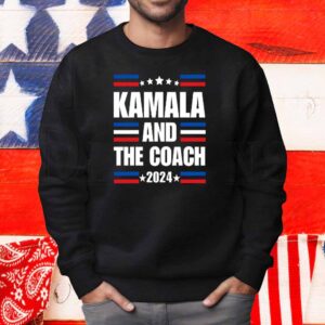 Kamala And Coach 2024 Svg Png, Kamala Harris, Tim Walz 2024 Shirt
