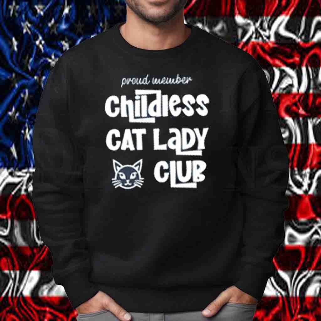 Kamala Harris Childless Cat Lady Club Shirt