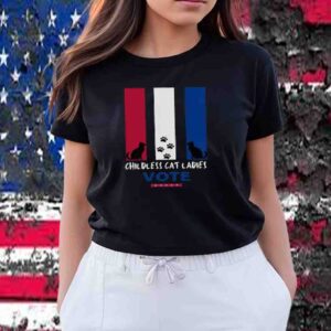 Kamala Harris Proud Childless Cat Lady Shirt