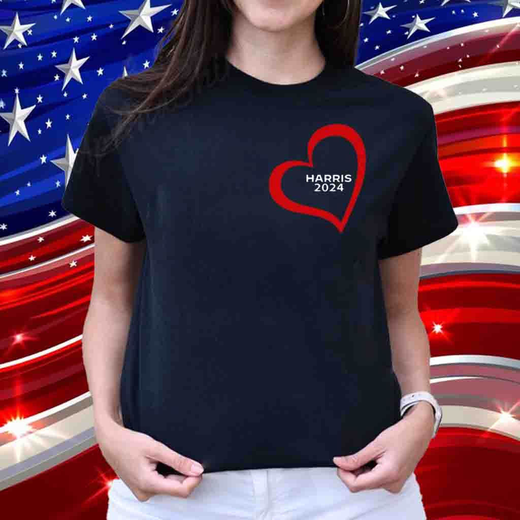 Kamala Harris Vera Wang Heart Harris 2024 Shirt