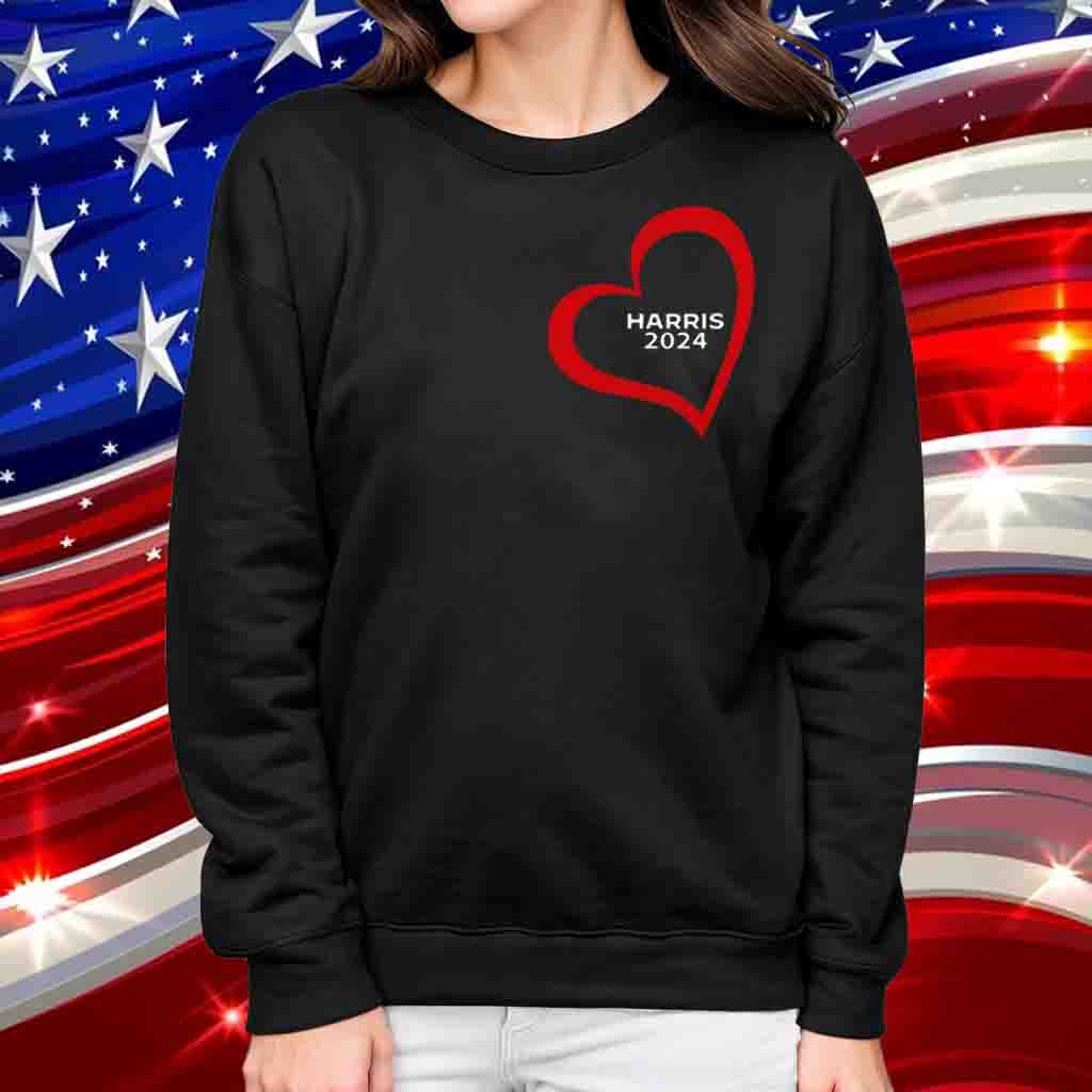 Kamala Harris Vera Wang Heart Harris 2024 Shirt