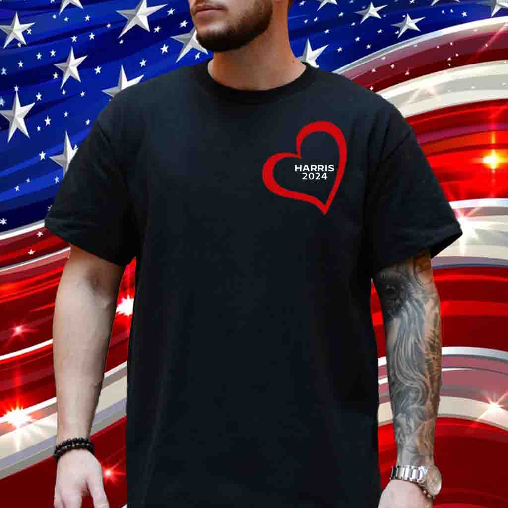 Kamala Harris Vera Wang Heart Harris 2024 Shirt