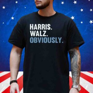 Kamala Harris Walz Obviously Shirt