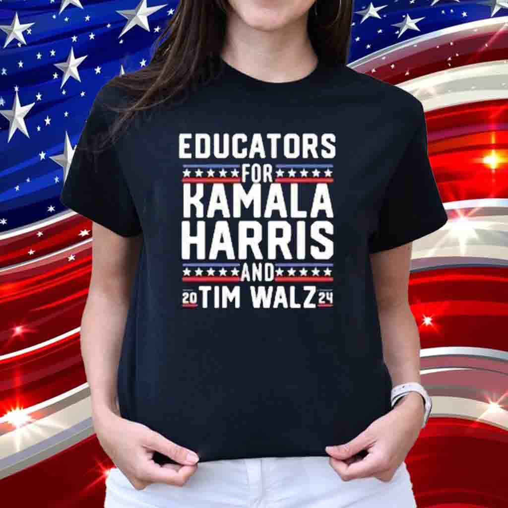 Official Educators For Kamala Harris And Tim Walz 2024 T-Shirt