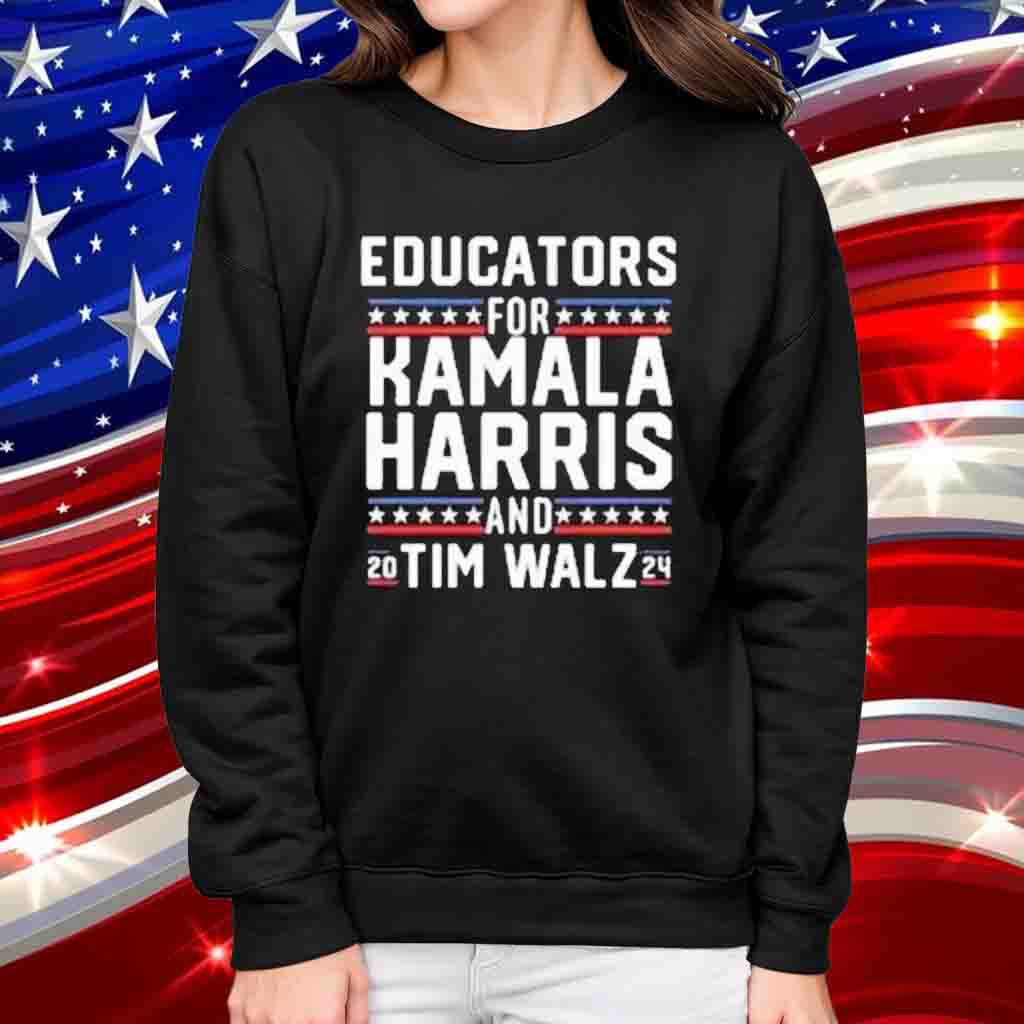 Official Educators For Kamala Harris And Tim Walz 2024 T-Shirt