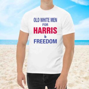 Tim Walz Old White Men For Harris & Freedom Shirt
