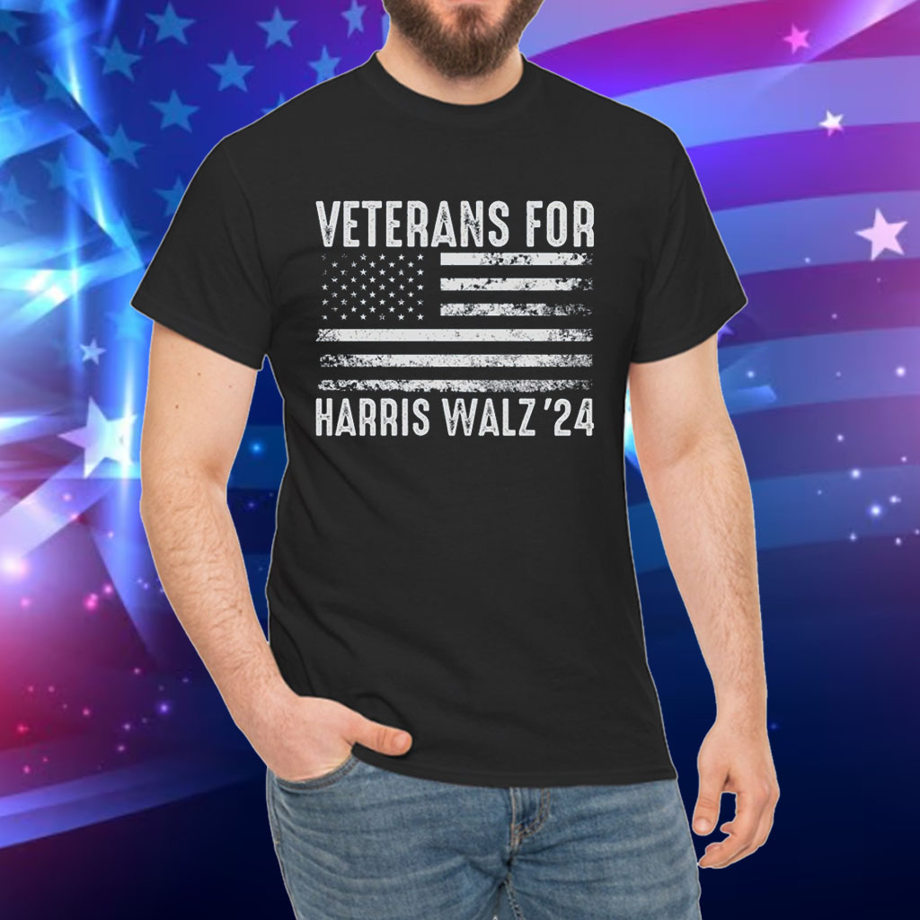 Veterans For Harris Walz Shirt, Kamala Harris T-Shirt