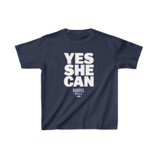 Yes She Can Harris Walz Kid Shirt