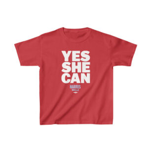 Yes She Can Harris Walz Kid Shirt