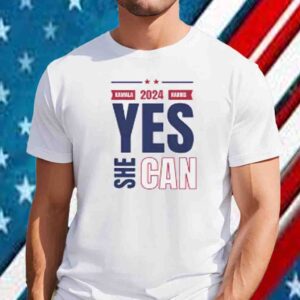 Yes She Can - Kamala Harris 2024 USA T-Shirt