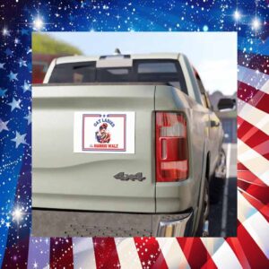 2024 Cat Ladies For Harris Walz Car Magnets