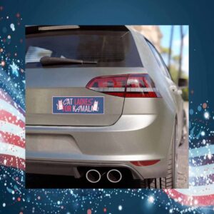 2024 Cat Ladies For Kamala Car Magnets