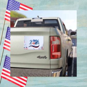 2024 Election Harris Walz Car Magnet