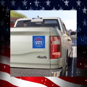 2024 Harris Walz For The People Car Magnet