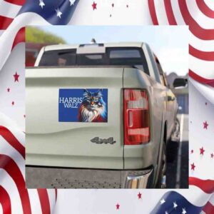 2024 Harris Walz President Car Magnet